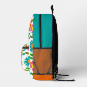 Sac À Dos Imprimé Fleurs de style années 60 (Droite)