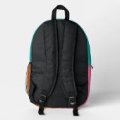 Sac À Dos Imprimé Fleurs de style années 60 (Verso)