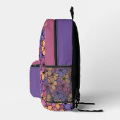 Sac À Dos Imprimé Fleurs de style rétro (Droite)