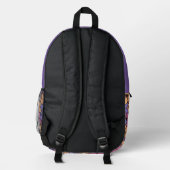 Sac À Dos Imprimé Fleurs de style rétro (Verso)