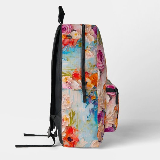 Sac À Dos Imprimé Fleurs d'été (Gauche)