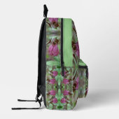 Sac À Dos Imprimé Fleurs d'orchidées rose Lady Slipper Personnalisée (Gauche)