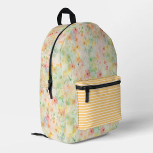Sac À Dos Imprimé Fleurs impressionnistes Pastel