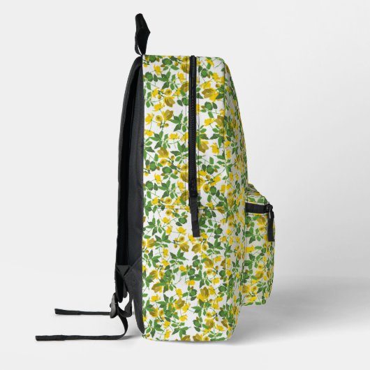 Sac À Dos Imprimé Fleurs jaunes (Gauche)