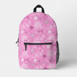 Sac À Dos Imprimé Fleurs modernes roses mignonnes motif