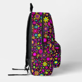 Sac À Dos Imprimé Fleurs psychédéliques dynamiques en Bloom-67566 (Gauche)