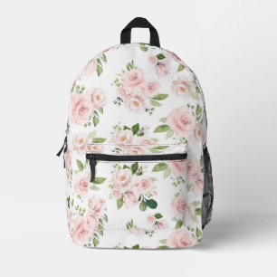 Sac À Dos Imprimé Fleurs roses, Roses roses, Fleurs Aquarelles
