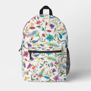Sac À Dos Imprimé Fleurs sauvages Motif