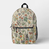 Sac À Dos Imprimé Fleurs vintages (Recto)
