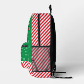 Sac À Dos Imprimé Flocon de Grinch (Droite)