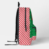 Sac À Dos Imprimé Flocon de Grinch (Gauche)