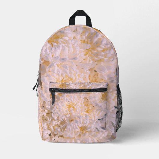 Sac À Dos Imprimé floraison de chrysanthème (Recto)