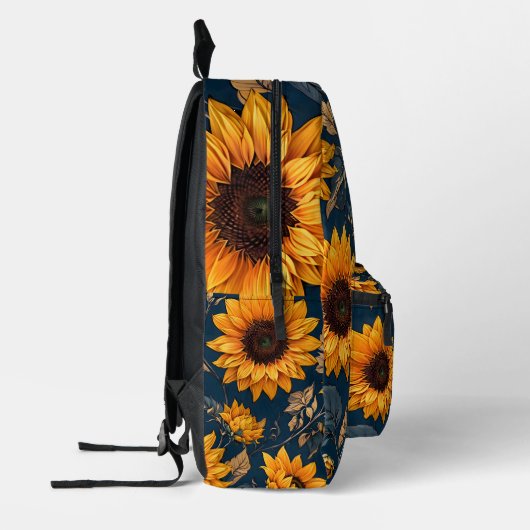 Sac À Dos Imprimé Floral (Gauche)