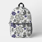 Sac À Dos Imprimé Floral (Recto)
