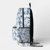 Sac À Dos Imprimé Floral bleu français (Droite)