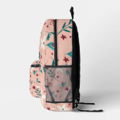 Sac À Dos Imprimé Floral Élégant (Droite)