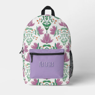 Sac À Dos Imprimé Floral personnalisé