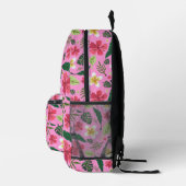Sac à dos imprimé floral tropical (Droite)