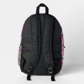 Sac à dos imprimé floral tropical (Verso)