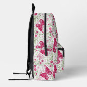 Sac À Dos Imprimé Floral White Pattern (Gauche)