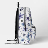 Sac À Dos Imprimé Flore de monogramme périphérique (Gauche)