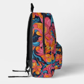 Sac À Dos Imprimé "Flore vive" (Gauche)