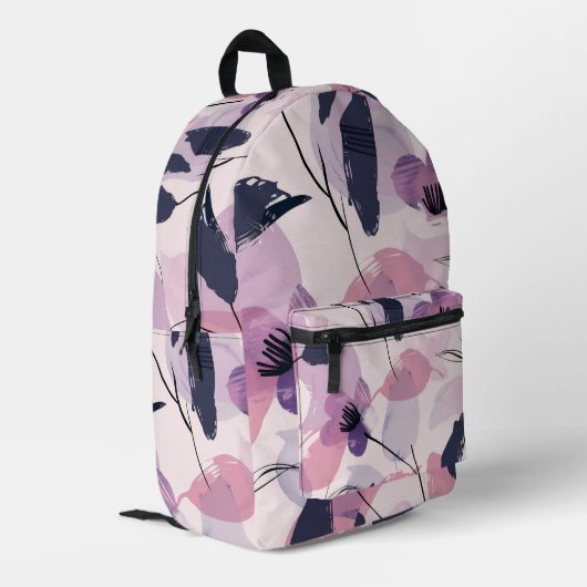 Sac À Dos Imprimé Flores d'aquarelle Whimsical (Coin arrière gauche)