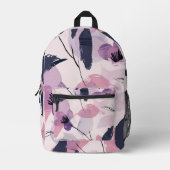 Sac À Dos Imprimé Flores d'aquarelle Whimsical (Recto)
