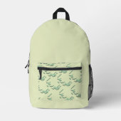 Sac À Dos Imprimé Floride en arabe (Recto)