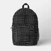Sac À Dos Imprimé Flute Crosshatch (Recto)