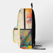 Sac À Dos Imprimé Flûte d'aquarelle vive personnalisée (Droite)