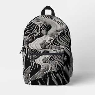 Sac À Dos Imprimé Flux fractal
