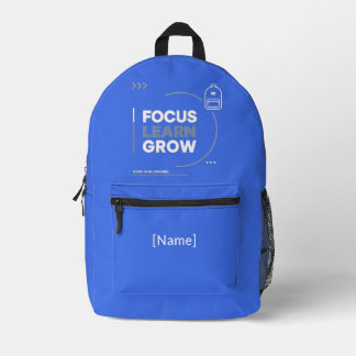 Sac À Dos Imprimé Focus Learn Grow / Motivación y Éxito Escolar