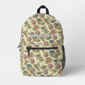 Sac À Dos Imprimé Fond d'icônes de jouets (Recto)
