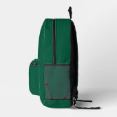 Sac À Dos Imprimé Fond texturé vert foncé uni (Droite)
