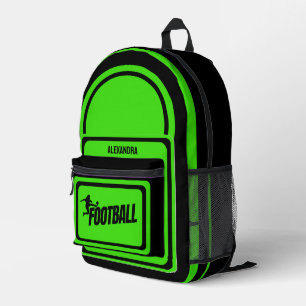 Sac À Dos Imprimé Football, Joueuse de football, Équipe, Duffle cade