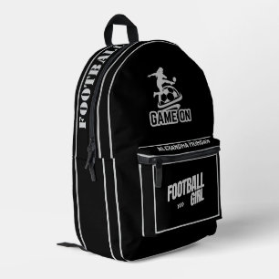 Sac À Dos Imprimé Football, Joueuse de football, Équipe, Duffle cade
