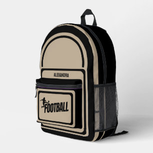 Sac À Dos Imprimé Football, Joueuse de football, Équipe, Duffle cade