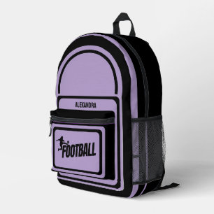 Sac À Dos Imprimé Football, Joueuse de football, Équipe, Duffle cade