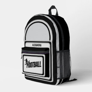 Sac À Dos Imprimé Football, Joueuse de football, Équipe, Duffle cade