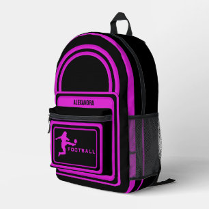 Sac À Dos Imprimé Football, Joueuse de football, Équipe, Duffle cade