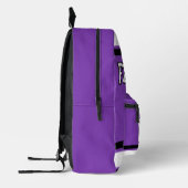 Sac À Dos Imprimé Football Purple - Editable (Gauche)