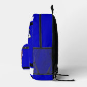 Sac À Dos Imprimé Football Royal Blue - Editable (Droite)