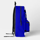 Sac À Dos Imprimé Football Royal Blue - Editable (Gauche)