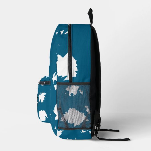 Sac À Dos Imprimé For Dreamers – Blue Splash Backpack (Droite)