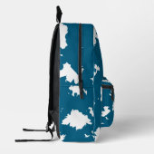 Sac À Dos Imprimé For Dreamers – Blue Splash Backpack (Gauche)