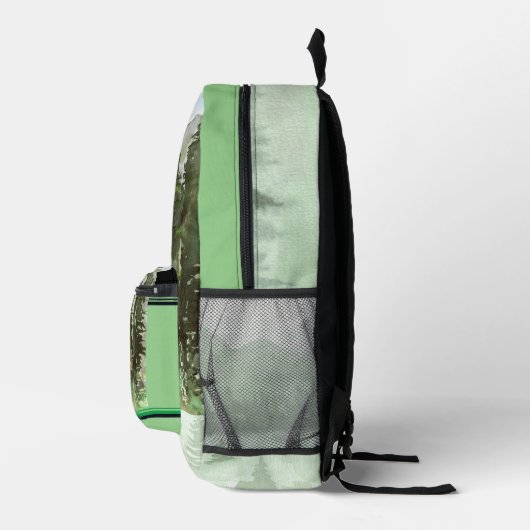 Sac À Dos Imprimé Forêt d'aquarelle (Droite)