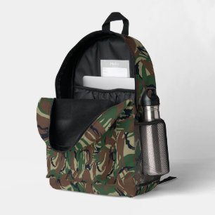Sac À Dos Imprimé Forêt de camouflage militaire du soldat britanniqu