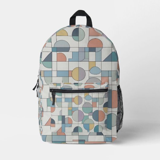 Sac À Dos Imprimé Forme géométrique (Recto)