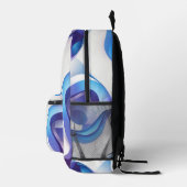 Sac À Dos Imprimé Forme moléculaire (Droite)
